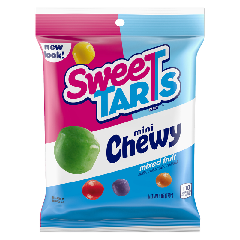SweeTARTS Mini Chewy, Candy, Mixed Fruit, 6 oz