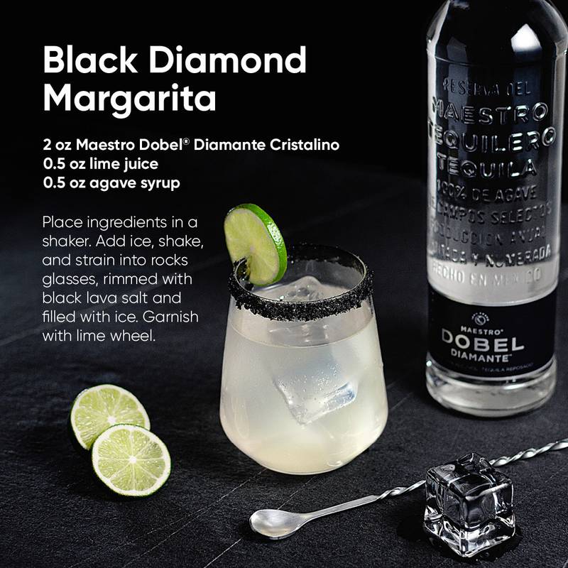 Maestro Dobel Diamante Tequila Cristalino 750ml (80 Proof)