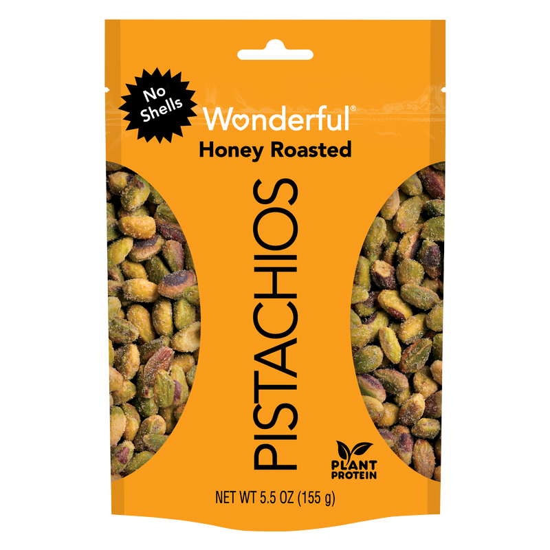 Wonderful Honey Roasted No Shell Pistachios 5.5oz
