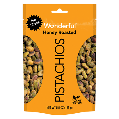 Wonderful Honey Roasted No Shell Pistachios 5.5oz