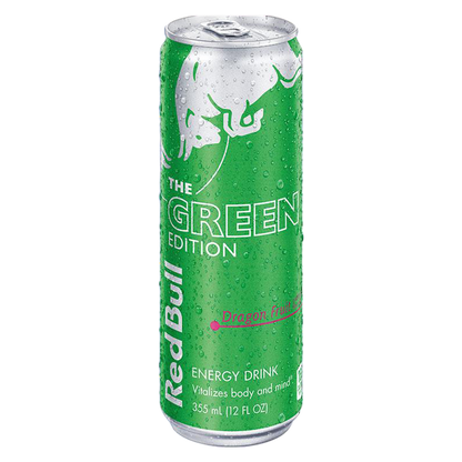 Red Bull Energy Drink The Green Edition Dragon Fruit 12oz Can