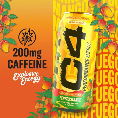 C4 Performance Mango Fuego 16oz