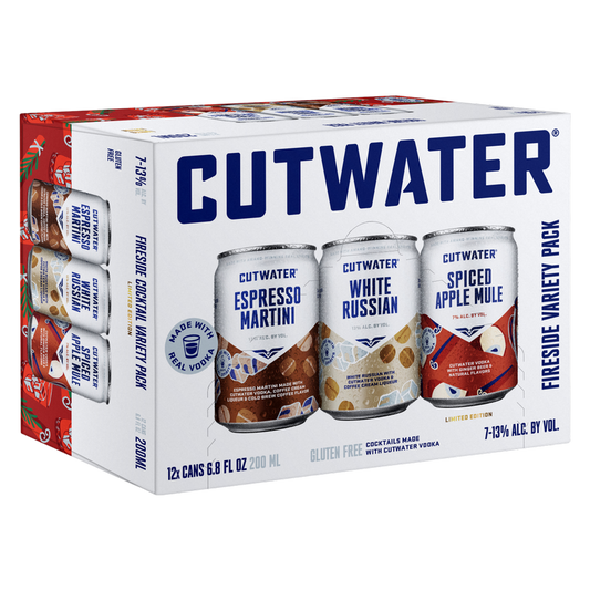 Cutwater Fireside Variety Pack 12pk 6.8oz Cans