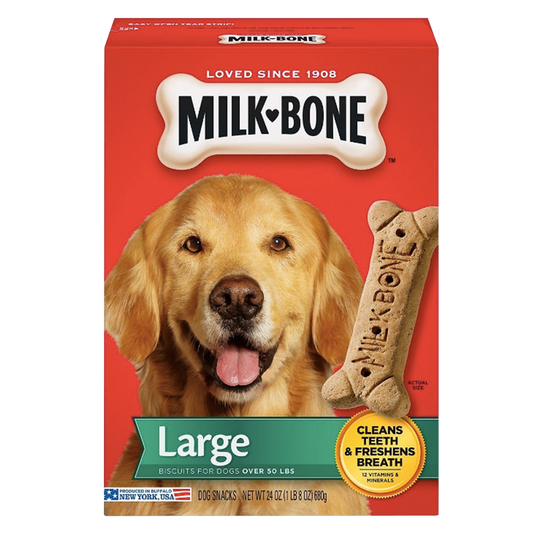 Milk Bones Large Dog Biscuits 24oz