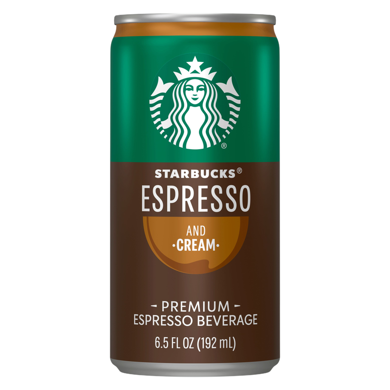 Starbucks Espresso & Cream Premium Espresso Beverage 6.5oz 4pk