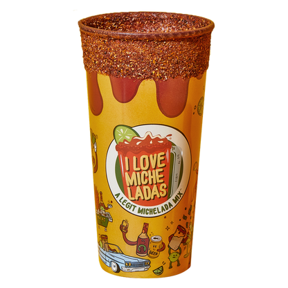 I Love Micheladas' Legit Michelada Cup with Miche Mixer 3.4 oz