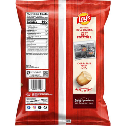 Lay's Wavy Original Potato Chips 13oz