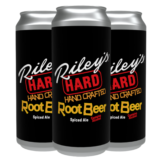Riley's Brewing Co. Hard Hand Crafted Root Beer (4PKC 16 OZ)