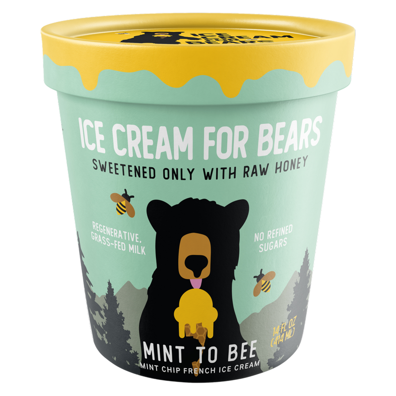 Ice Cream for Bears Mint Chip "Mint to Bee" Pint