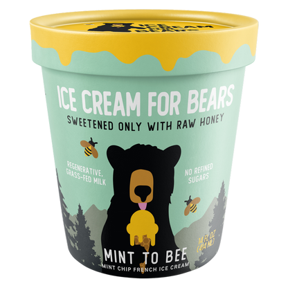 Ice Cream for Bears Mint Chip "Mint to Bee" Pint