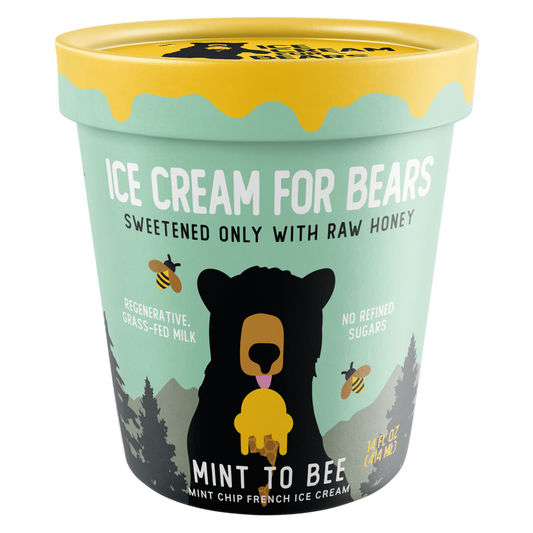 Ice Cream for Bears Mint Chip "Mint to Bee" Pint