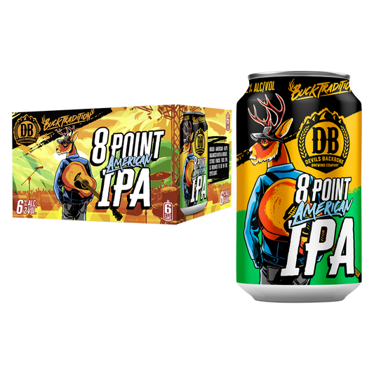 Devils Backbone 8 Point American IPA 6pk 12oz Can 6.2% ABV