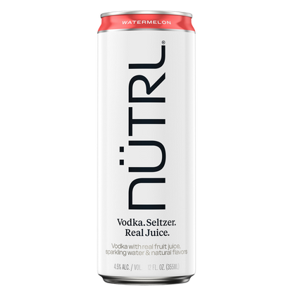 NUTRL Real Juice Vodka Hard Seltzer Variety Pack 8pk 12oz Cans 4.5% ABV