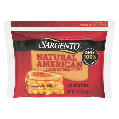 Sargento Natural American Cheese - 12ct
