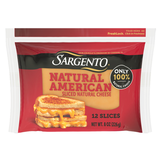 Sargento Natural American Cheese - 12ct