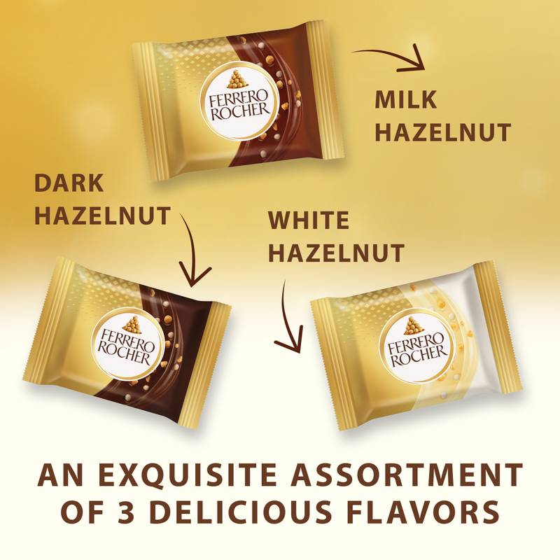 Ferrero Rocher Assorted Squares, 3.7oz
