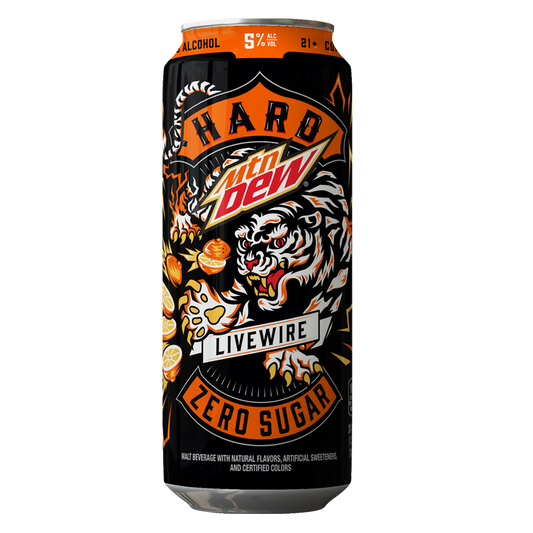 MTN DEW® Hard Zero Sugar Livewire Single 24oz Can 5% ABV