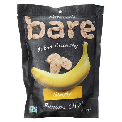 Bare Baked Crunchy Simply Banana Chips 2.7oz