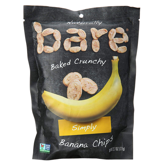 Bare Baked Crunchy Simply Banana Chips 2.7oz