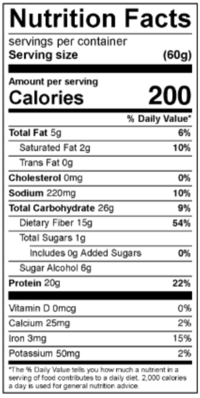 No Cow Peanut Butter Chocolate Chip Protein Bar, 2.12 oz