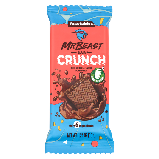 Feastables MrBeast Milk Crunch Bar 1.23oz