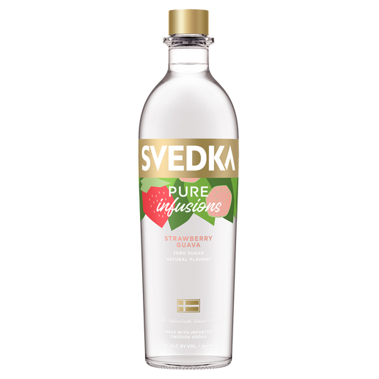 Svedka Pure Infusions Strawberry Guava Vodka 750ml (60 Proof)