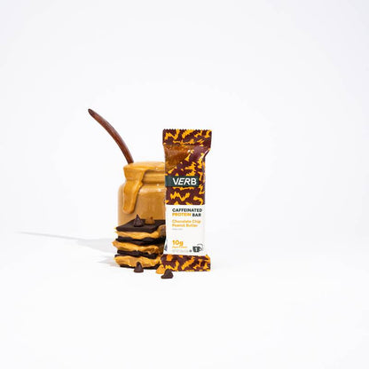 Verb Caffeinated Energy Bar, Chocolate Chip Peanut Butter, 1.8oz