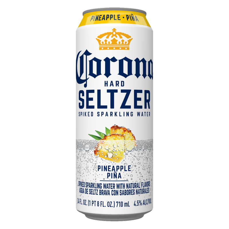 Corona Hard Seltzer Pineapple Pina Single 24oz Can 4.5% ABV