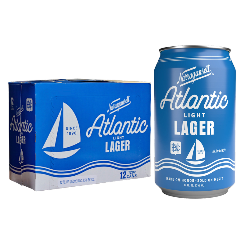 Narragansett Atlantic Light 12pk 12oz Can 3.5% ABV