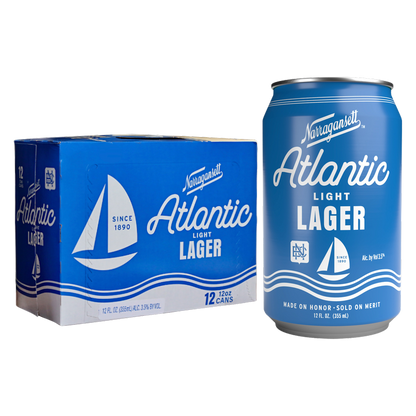 Narragansett Atlantic Light 12pk 12oz Can 3.5% ABV