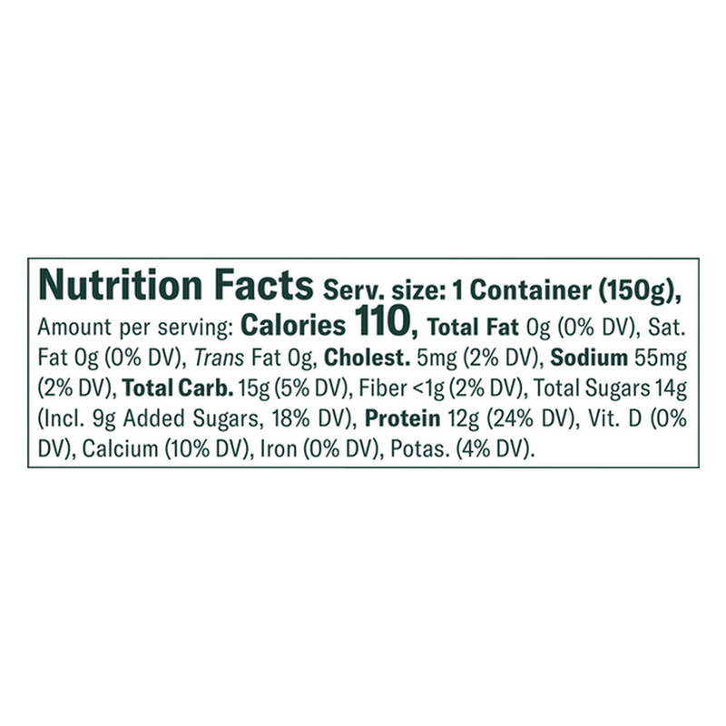 Chobani Vanilla Nonfat Greek Yogurt 4ct/5.3oz