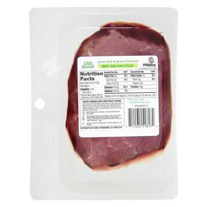 Grass Fed Sirloin (Frozen) - 8oz