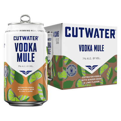 Cutwater Vodka Mule 4pk 12oz Can 7% ABV
