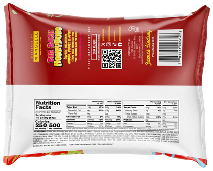 Rap Snacks Strawberry Iced Honey Bun, 4oz