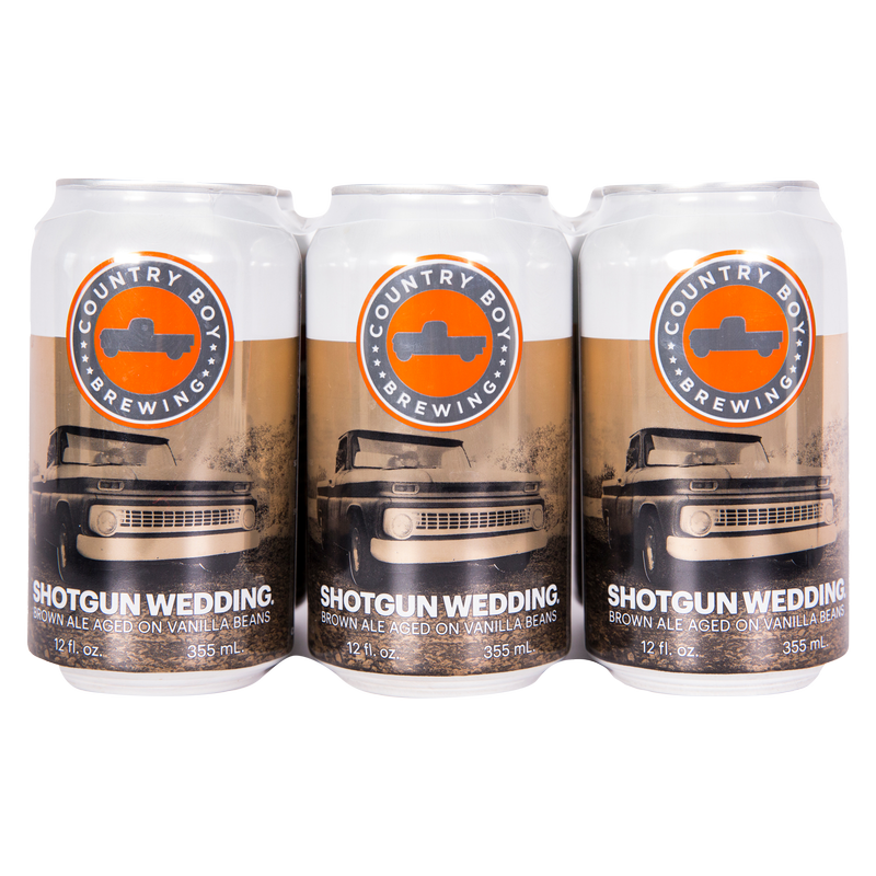 Country Boy Shotgun Wedding Brown Ale 6pk 12oz Can 5.5% ABV