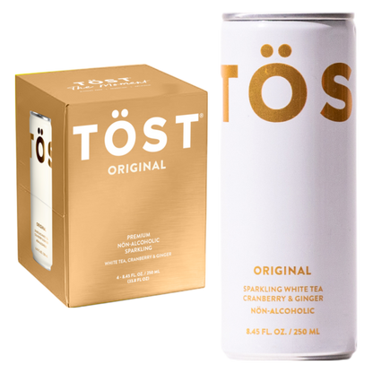 TöST Original Non-Alcoholic Sparkling Refresher 4pk 250mL Can