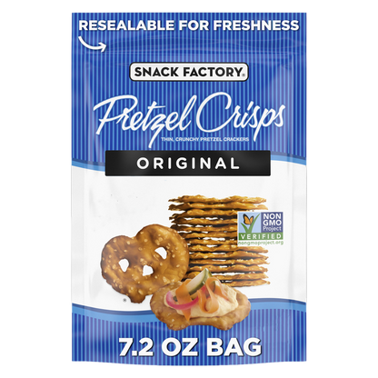 Snack Factory Original Pretzel Crisps, 7.2oz