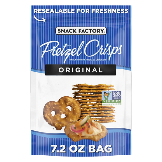 Snack Factory Original Pretzel Crisps, 7.2oz