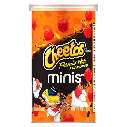 Cheetos Flamin' Hot Minis Can, 1.5 oz