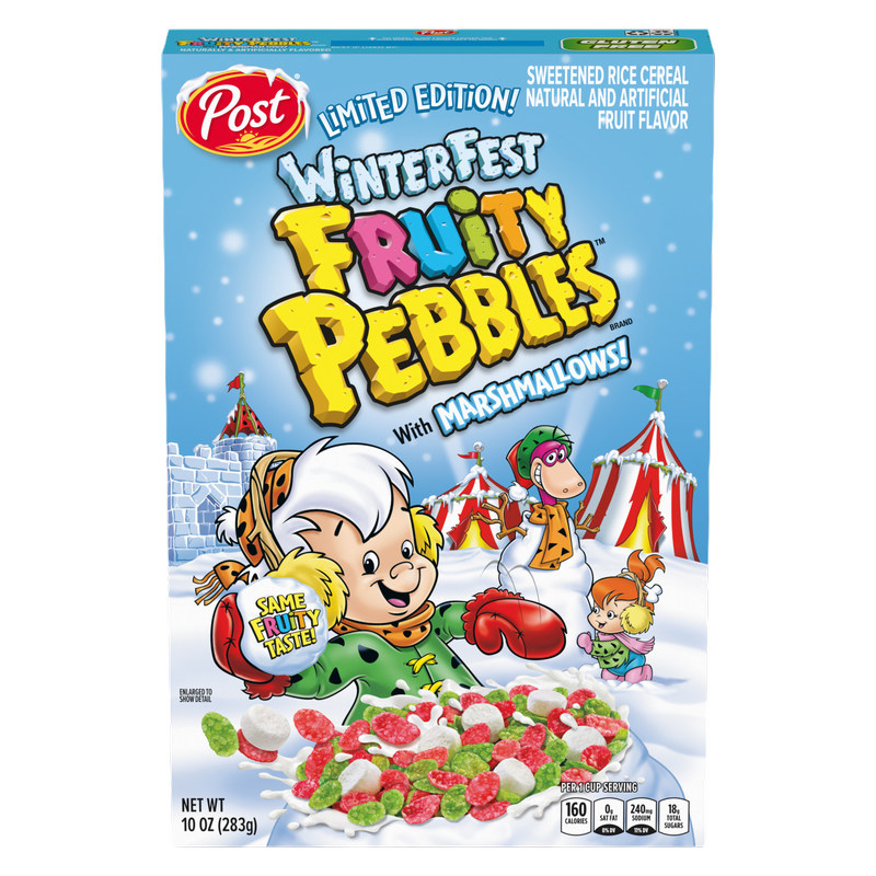 Post WinterFest Pebbles with Marshmallow, 9.5oz