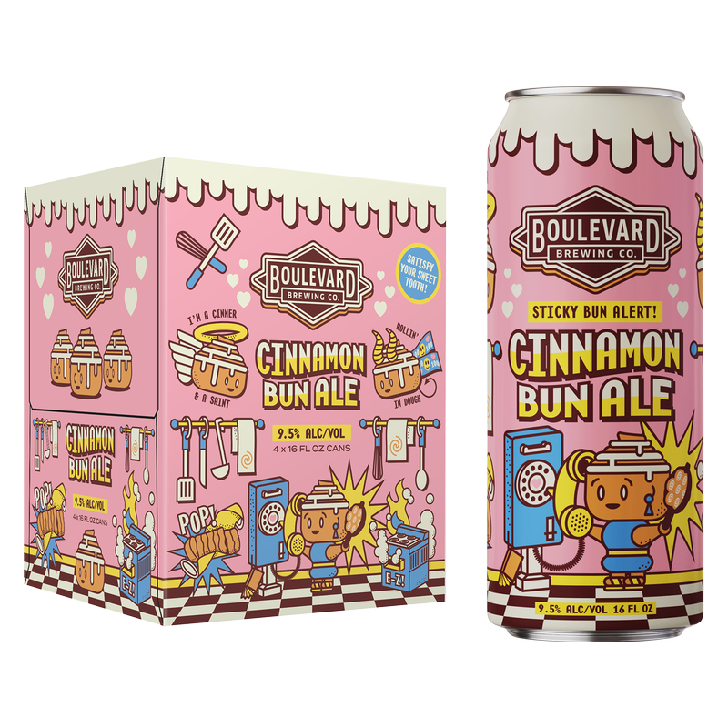 Boulevard Brewing Cinnamon Bun Ale 4pk 16oz Can 9.5% ABV