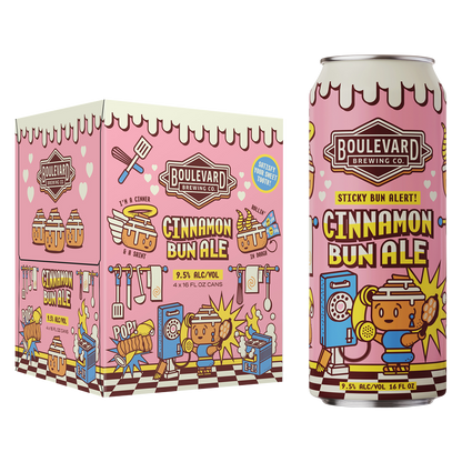 Boulevard Brewing Cinnamon Bun Ale 4pk 16oz Can 9.5% ABV
