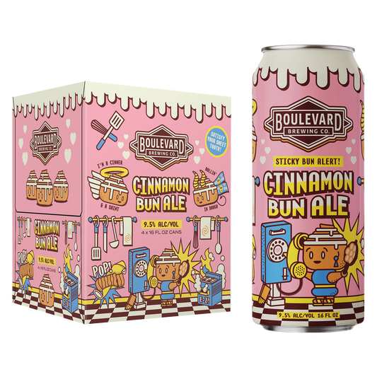 Boulevard Brewing Cinnamon Bun Ale 4pk 16oz Can 9.5% ABV