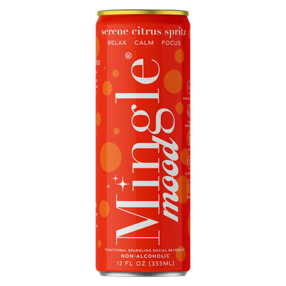 Mingle Mood Serene Citrus Spritz 4pk 12oz Can