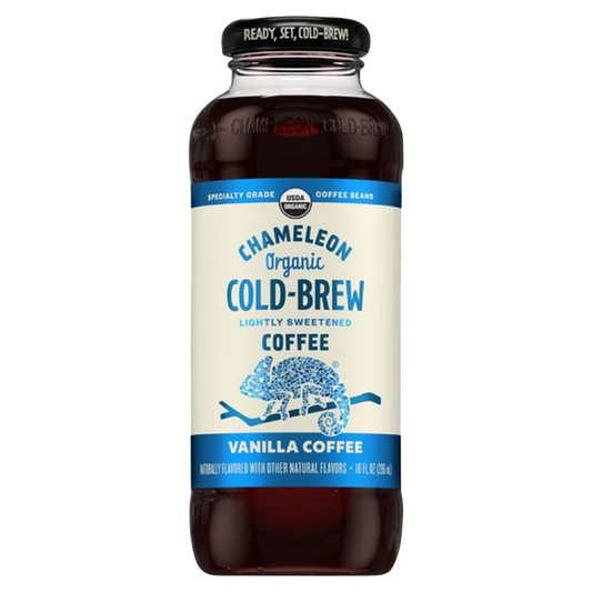 Chameleon Cold Brew Organic Vanilla Coffee 10oz Btl