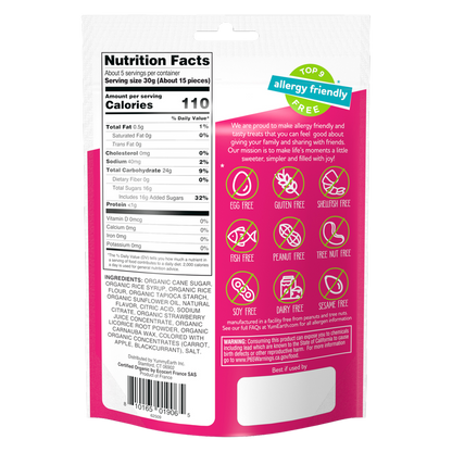 YumEarth Organic Licorice Strawberry 5oz