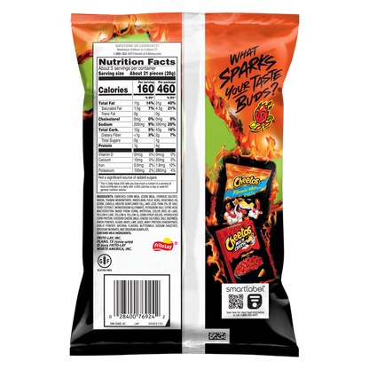 Cheetos Crunchy Flamin Hot Limon, 2.875oz