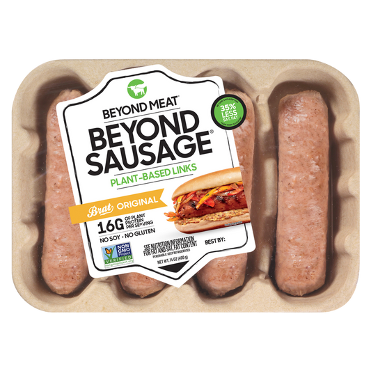 Beyond Meat Beyond Sausage Brat Plant Based Links 4ct 14oz