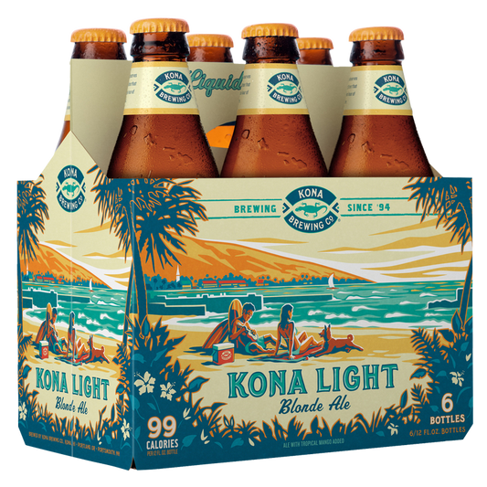 Kona Kanaha Blonde Ale 6pk 12oz Btl 4.2% ABV