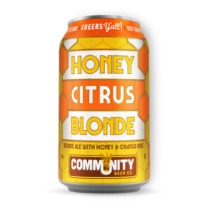 Community Honey Citrus Blonde 6pk 12oz Can 6% ABV
